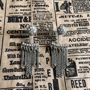 Cute silver dangle earrings!